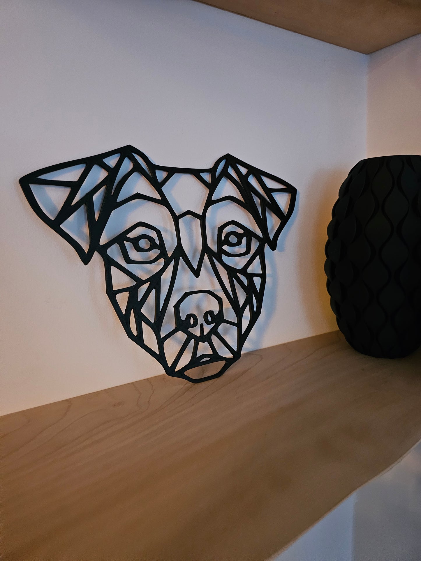 Geometric Dog Wall Art