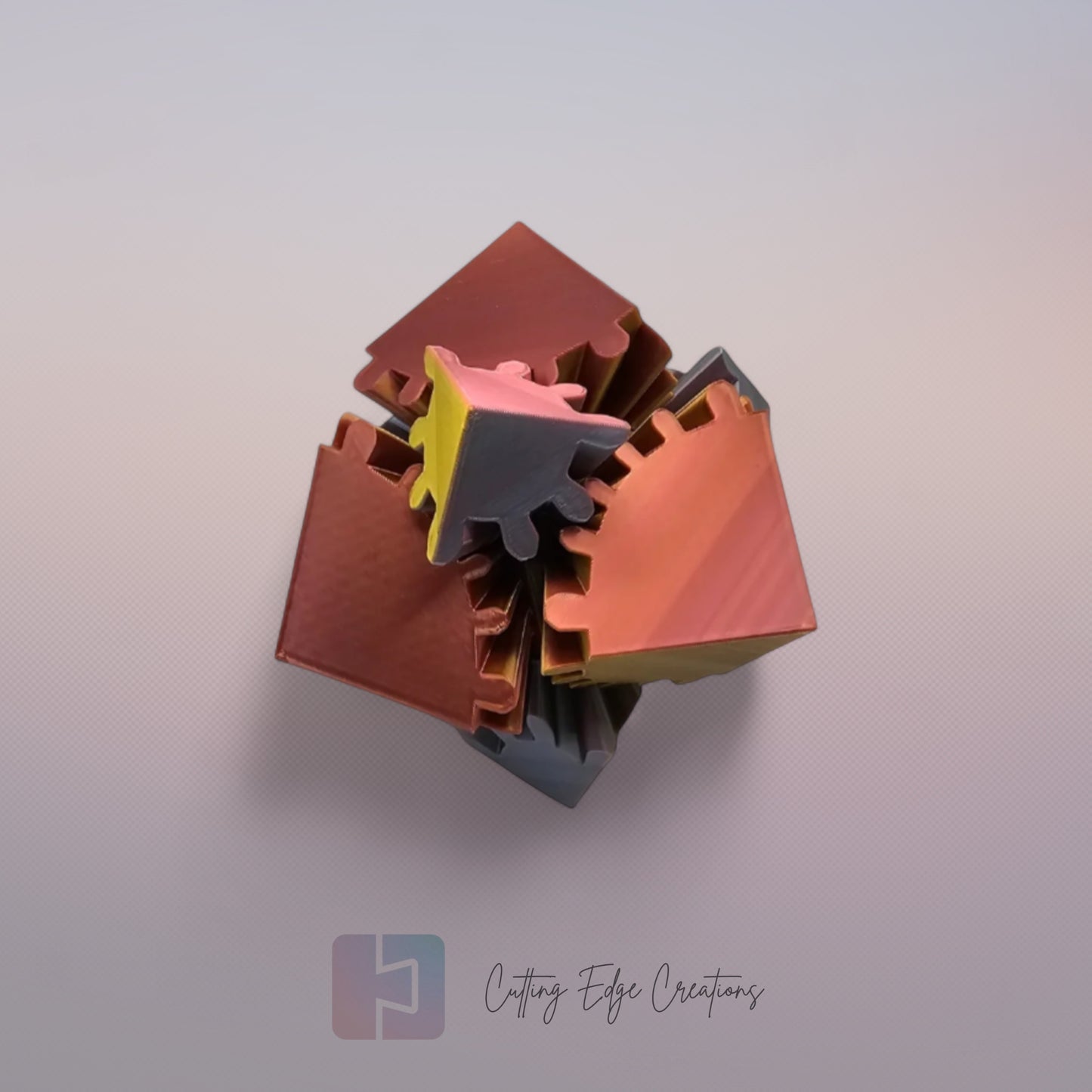 Gear Cube Fidget Toy