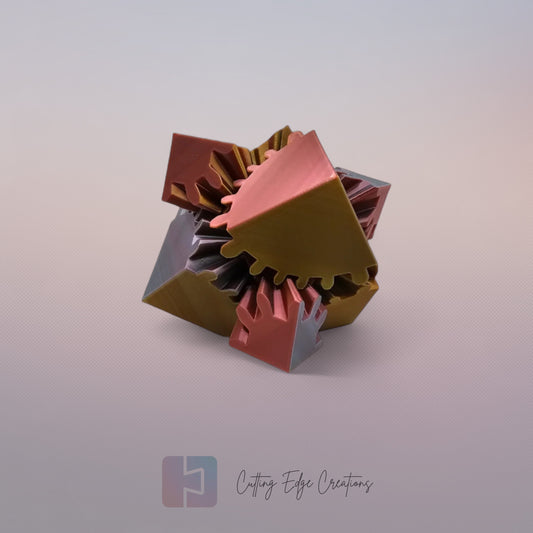 Gear Cube Fidget Toy