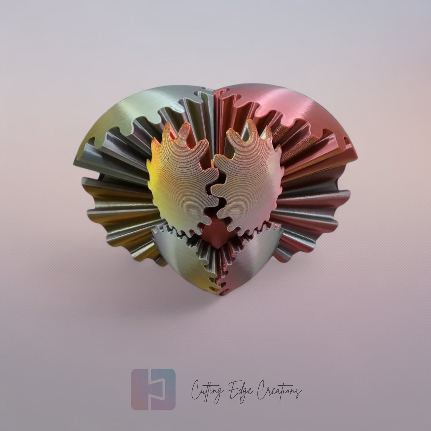 Gear Ball Fidget Toy – 3D Printed, Interlocking Stress Relief Puzzle