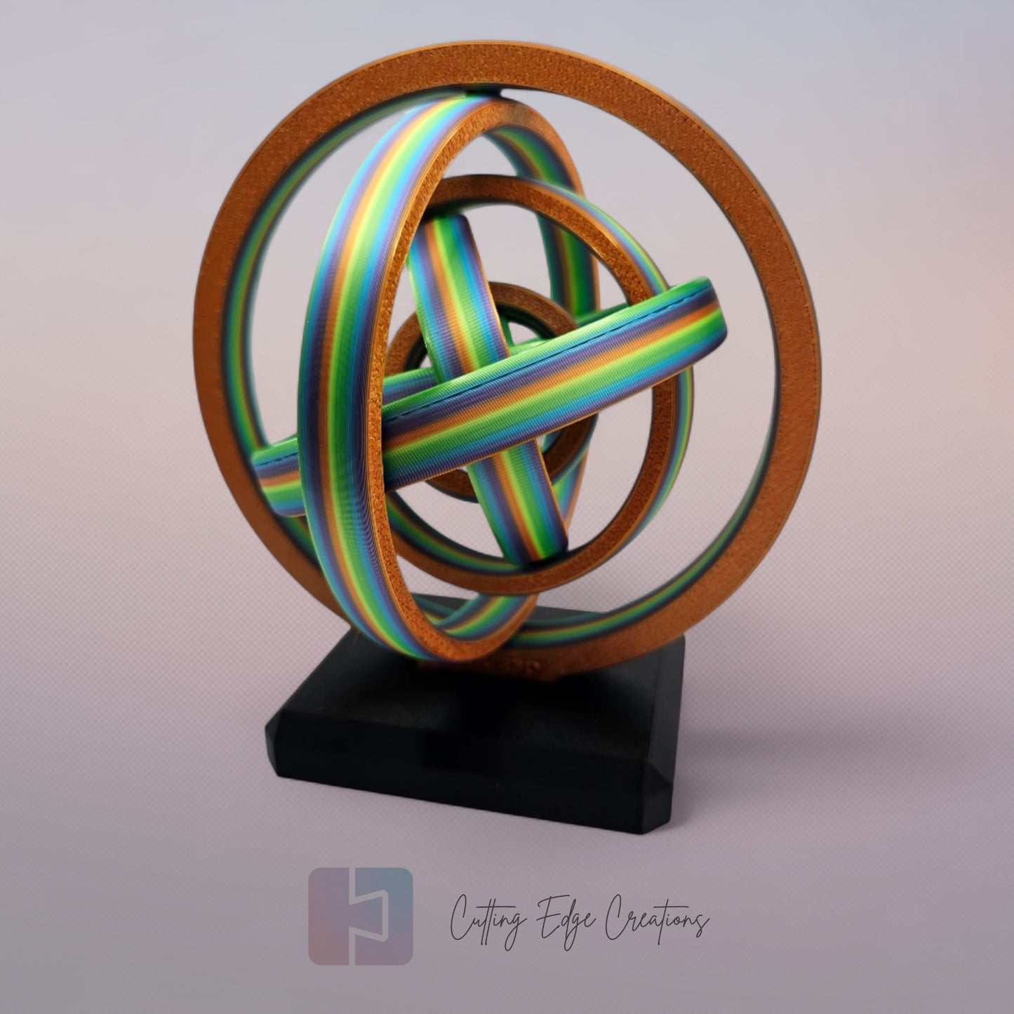 Desk Gyro - Desktop Kinetic Art