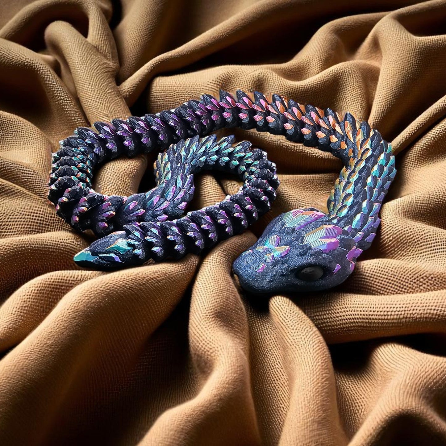 Crystal Snake – 90cm of Slinky, Shimmery Sass