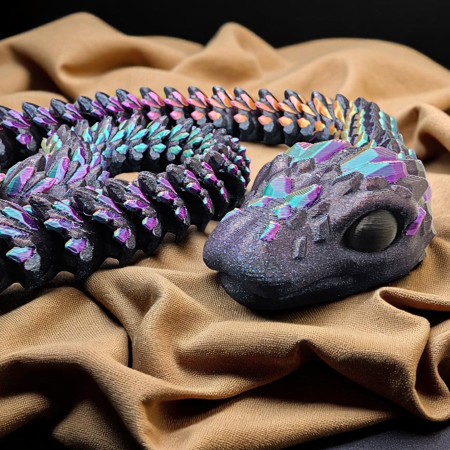 Crystal Snake – 90cm of Slinky, Shimmery Sass