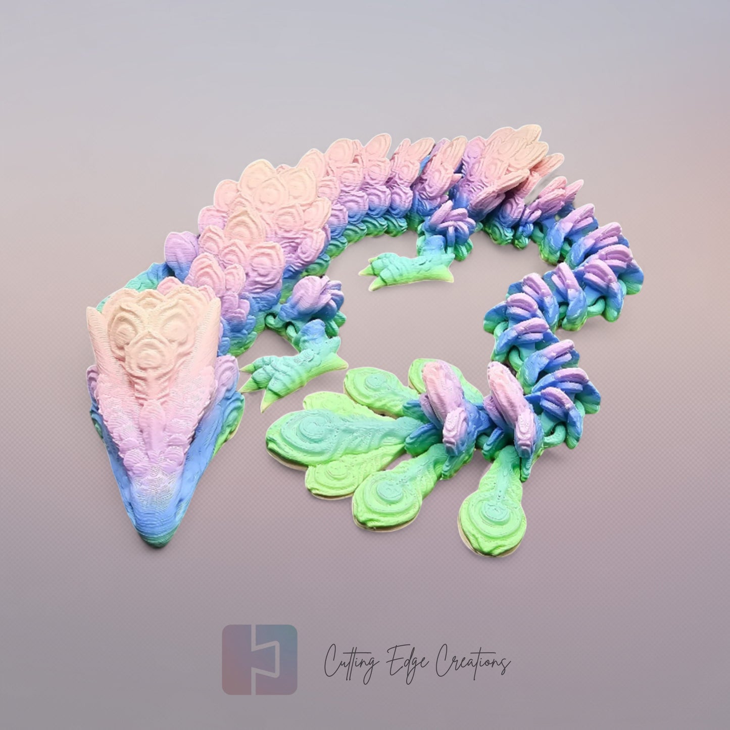 Peacock Dragon – Regal, Radiant, and Ready to Rule