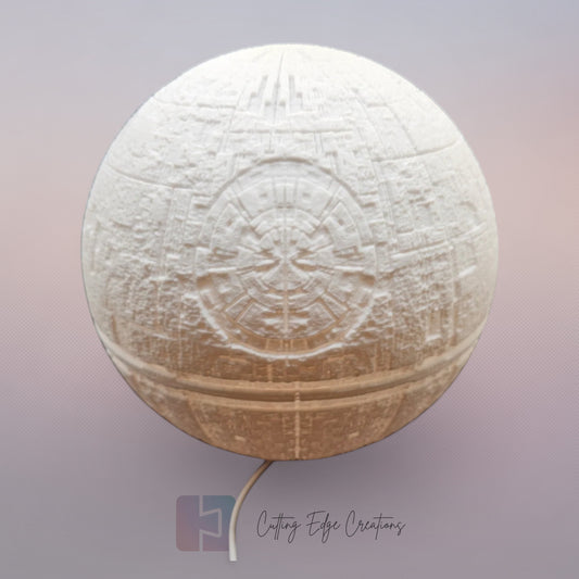 Galactic Orb Lamp – 3D Printed Desk Light with USB Power