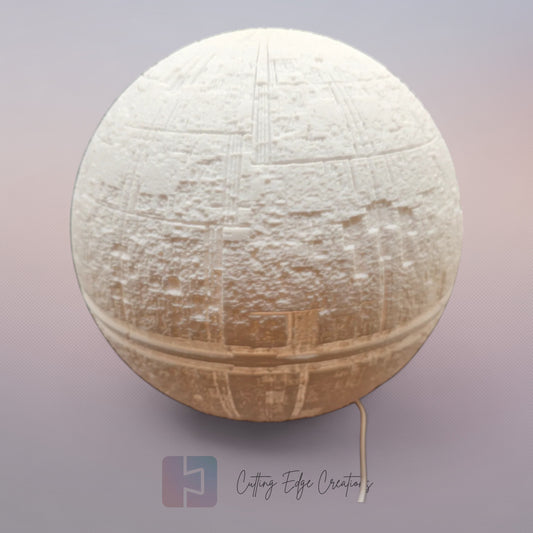 Galactic Orb Lamp – 3D Printed Desk Light with USB Power