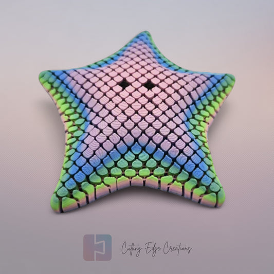Baby Finn the Starfish – 3D Printed, Mini Articulated Pocket Fidget