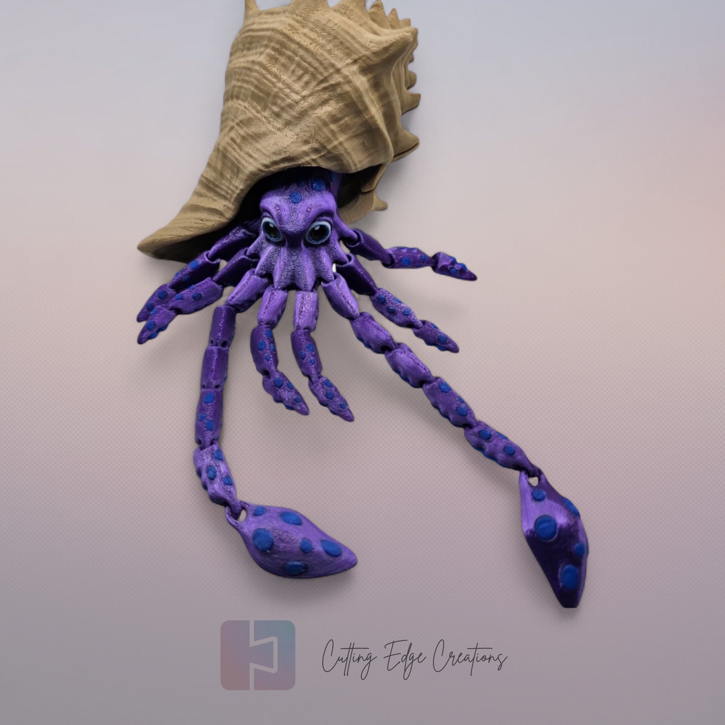 Simon the Squid – Articulated Flexi Fidget Toy