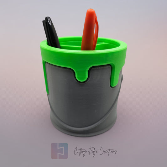 Paint Pot Pen Holder