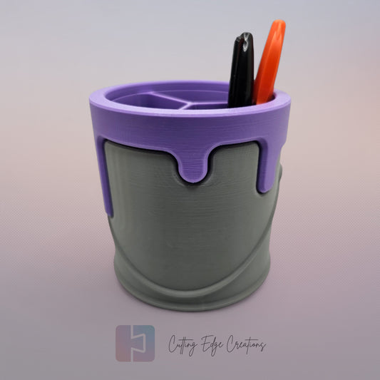Paint Pot Pen Holder