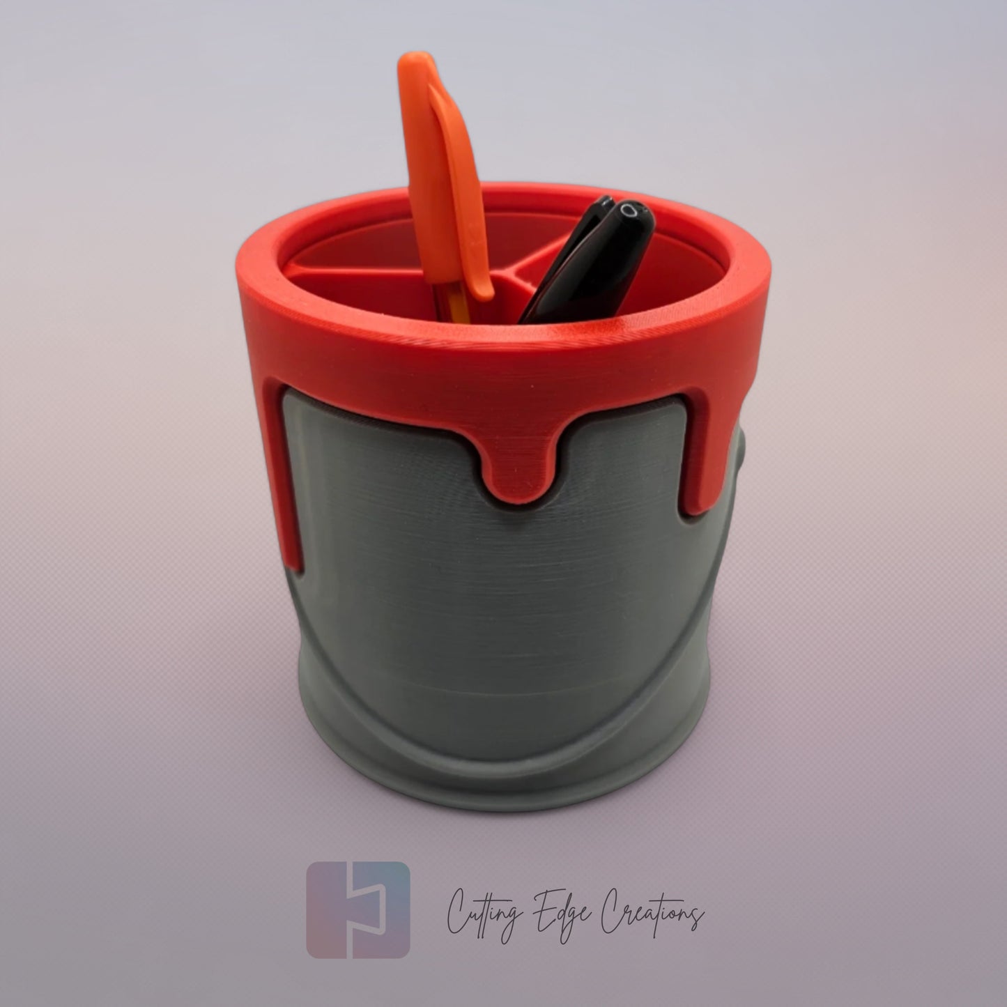 Paint Pot Pen Holder