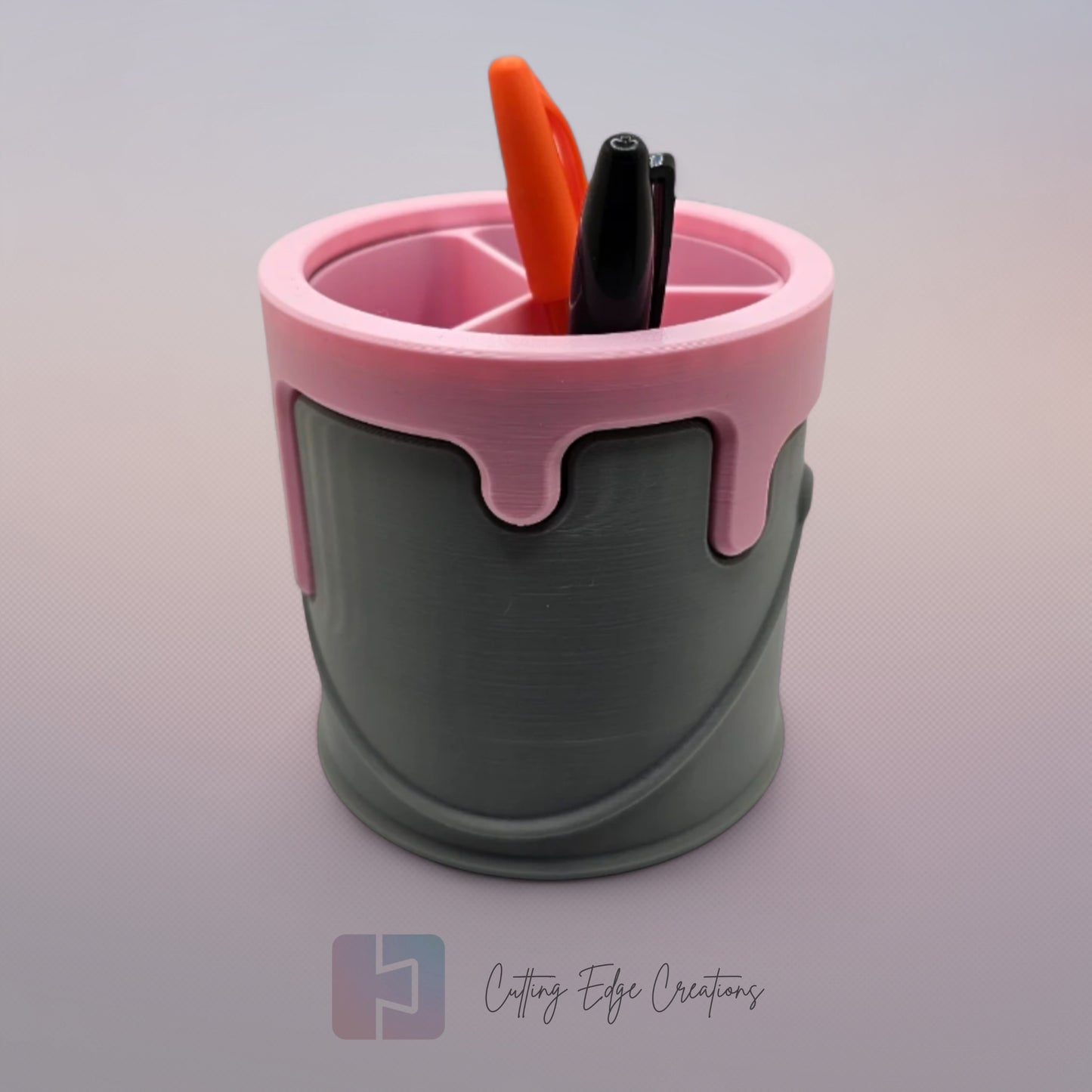 Paint Pot Pen Holder