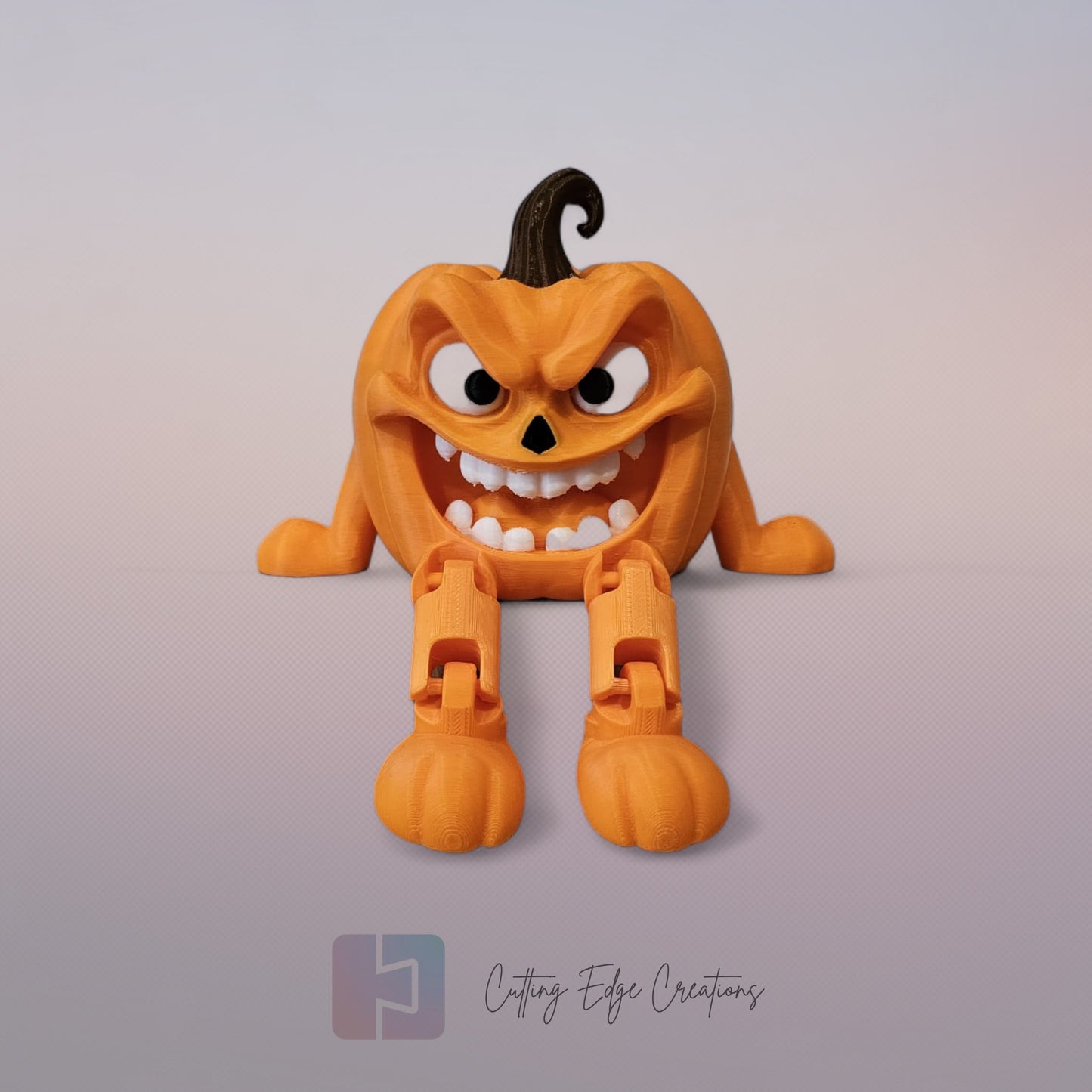 Jack the Menace – 3D Printed Sitting Pumpkin Figure