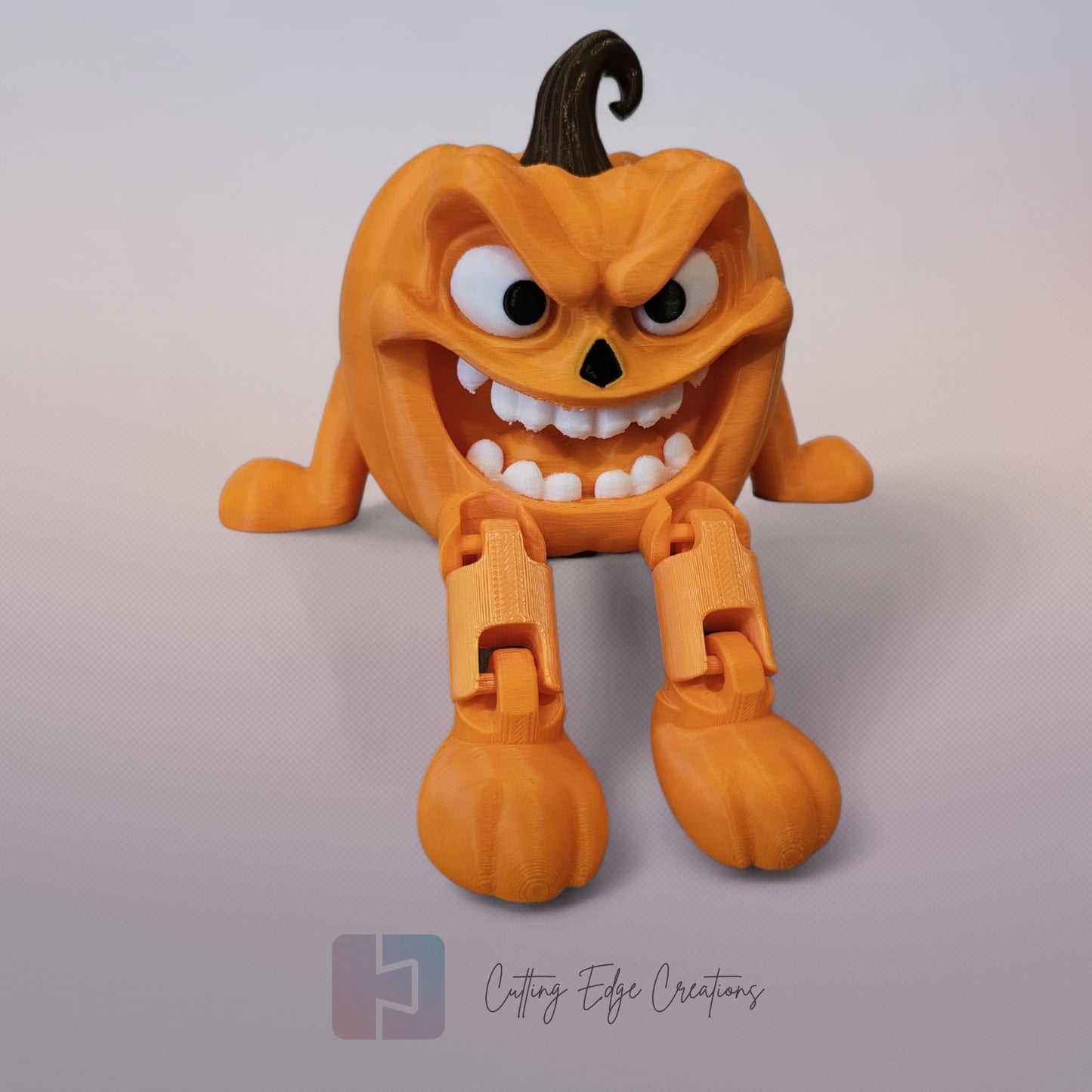 Jack the Menace – 3D Printed Sitting Pumpkin Figure