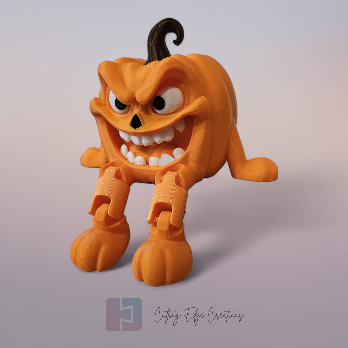 Jack the Menace – 3D Printed Sitting Pumpkin Figure