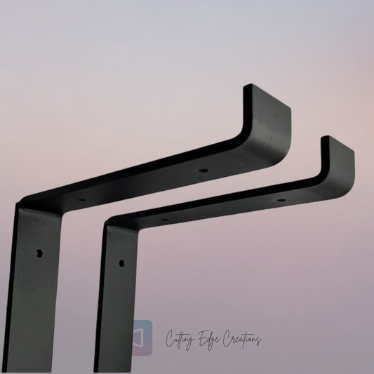 Pair of Scaffold Board Shelf Brackets including fixings