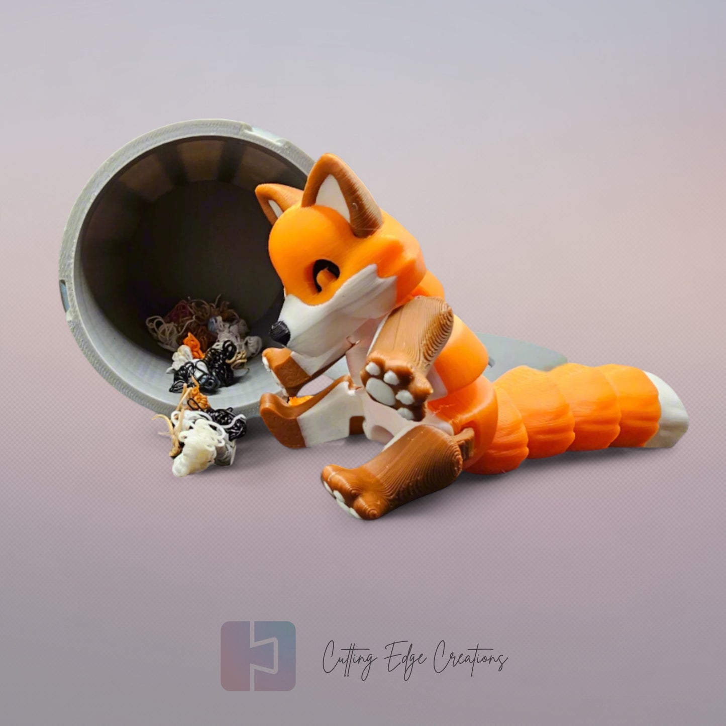 Trash Can Animals – Flexi Fidget Toys in Mini Bins