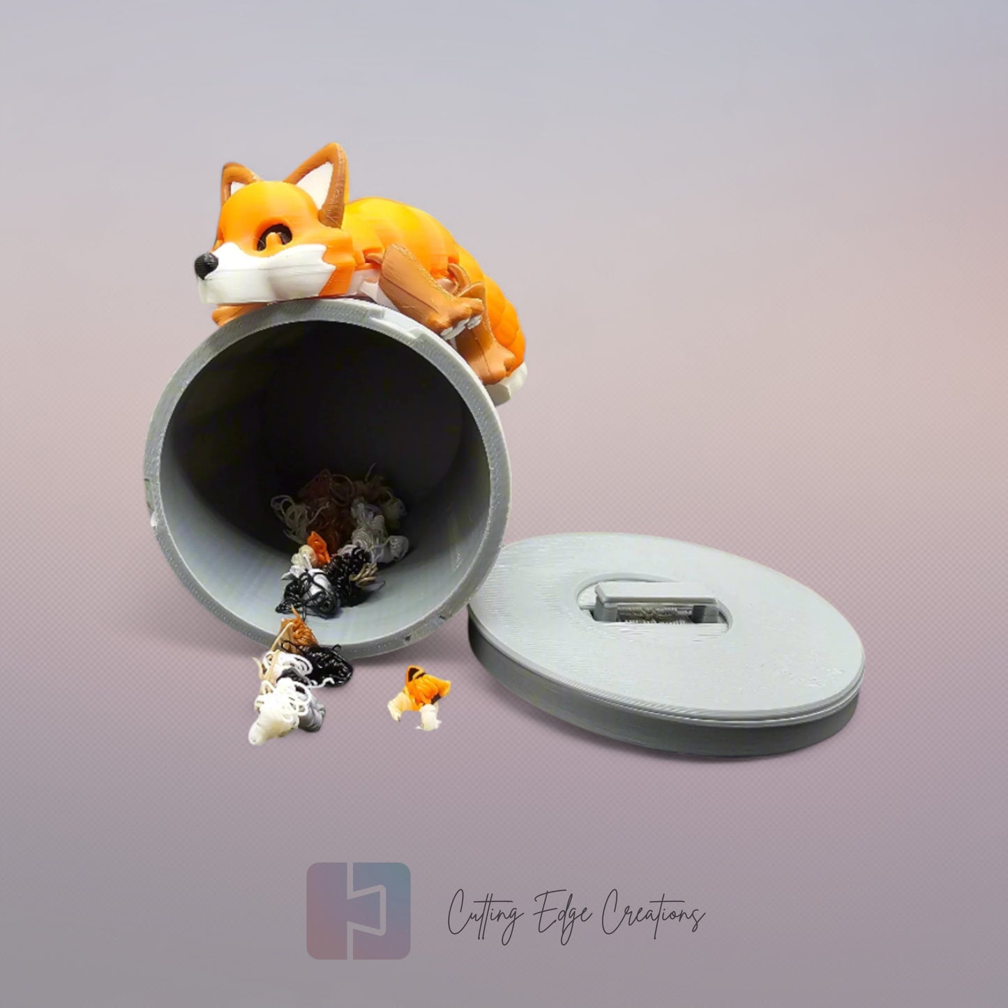 Trash Can Animals – Flexi Fidget Toys in Mini Bins