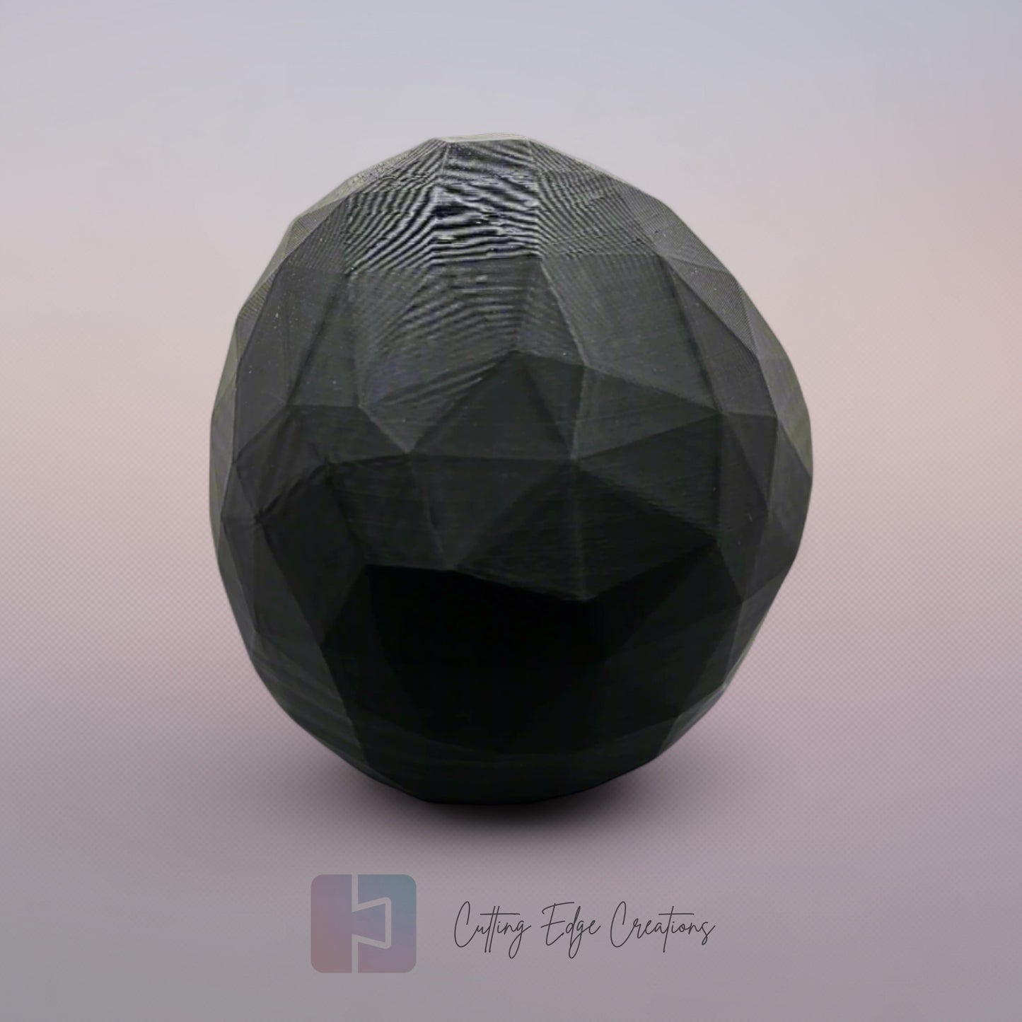 Large Gothic Low Poly Skull