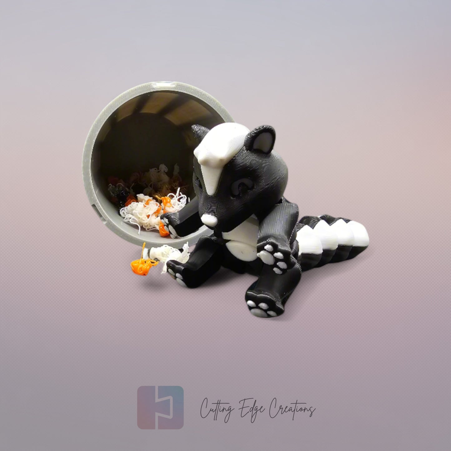 Trash Can Animals – Flexi Fidget Toys in Mini Bins