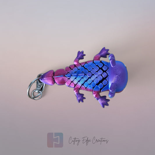 Arnie the Axolotl Flexi Keyring