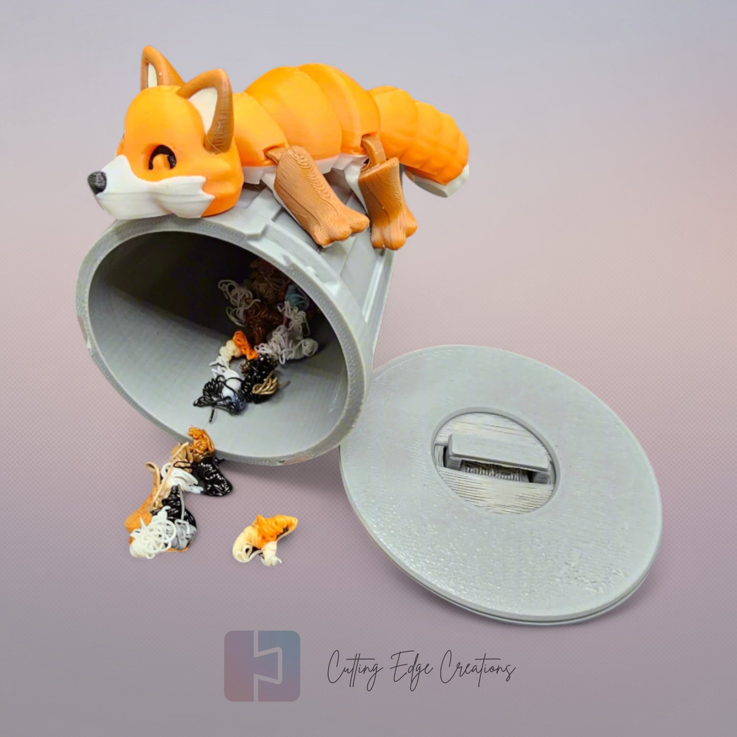 Trash Can Animals – Flexi Fidget Toys in Mini Bins