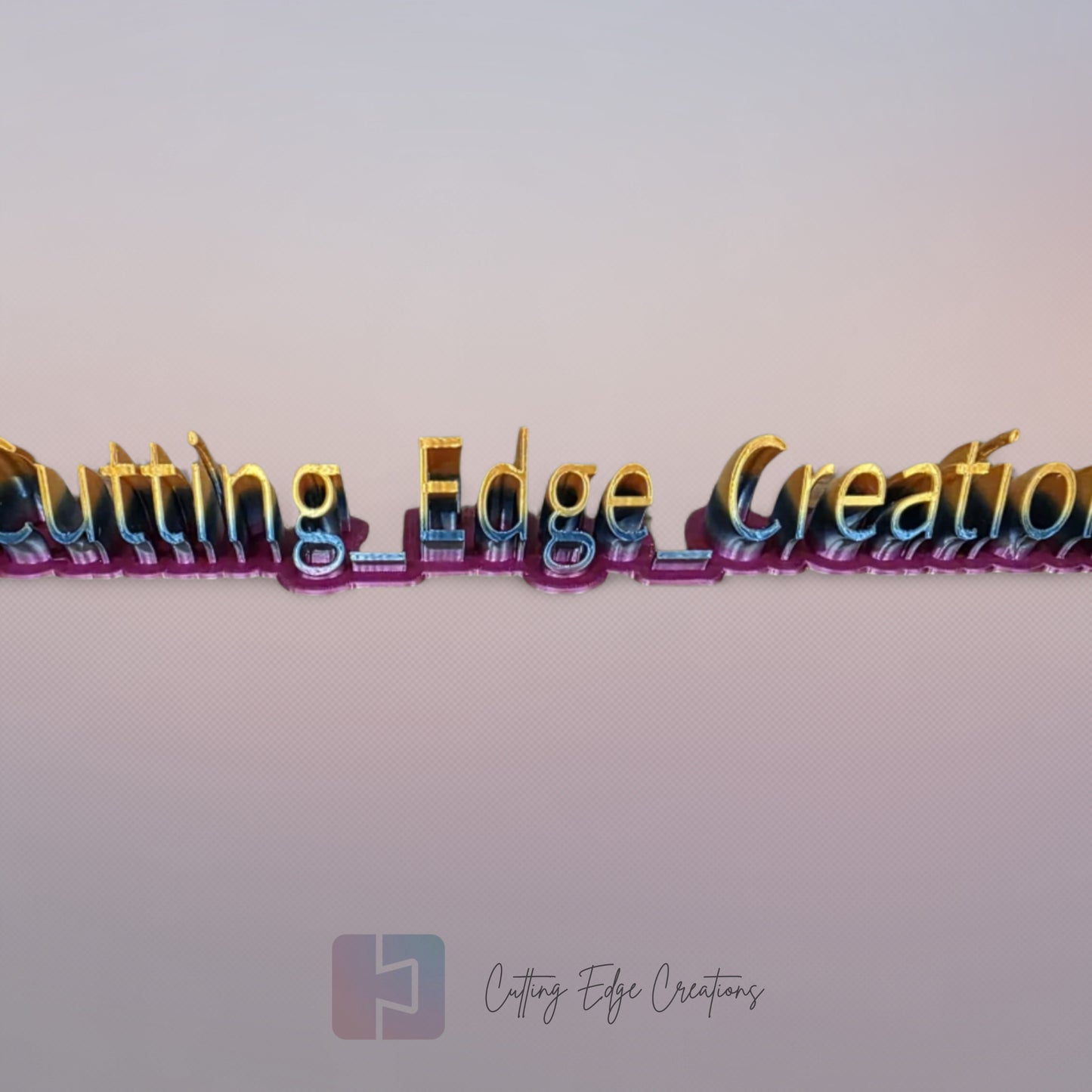 3D Desk Signs