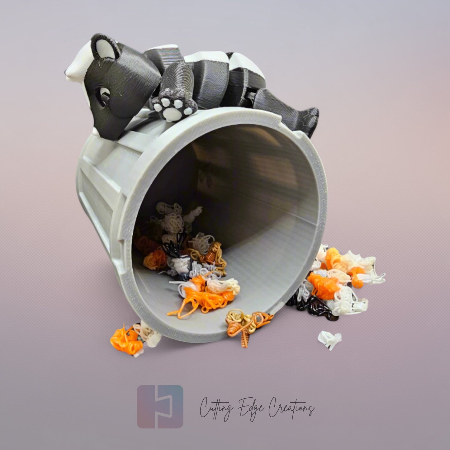 Trash Can Animals – Flexi Fidget Toys in Mini Bins