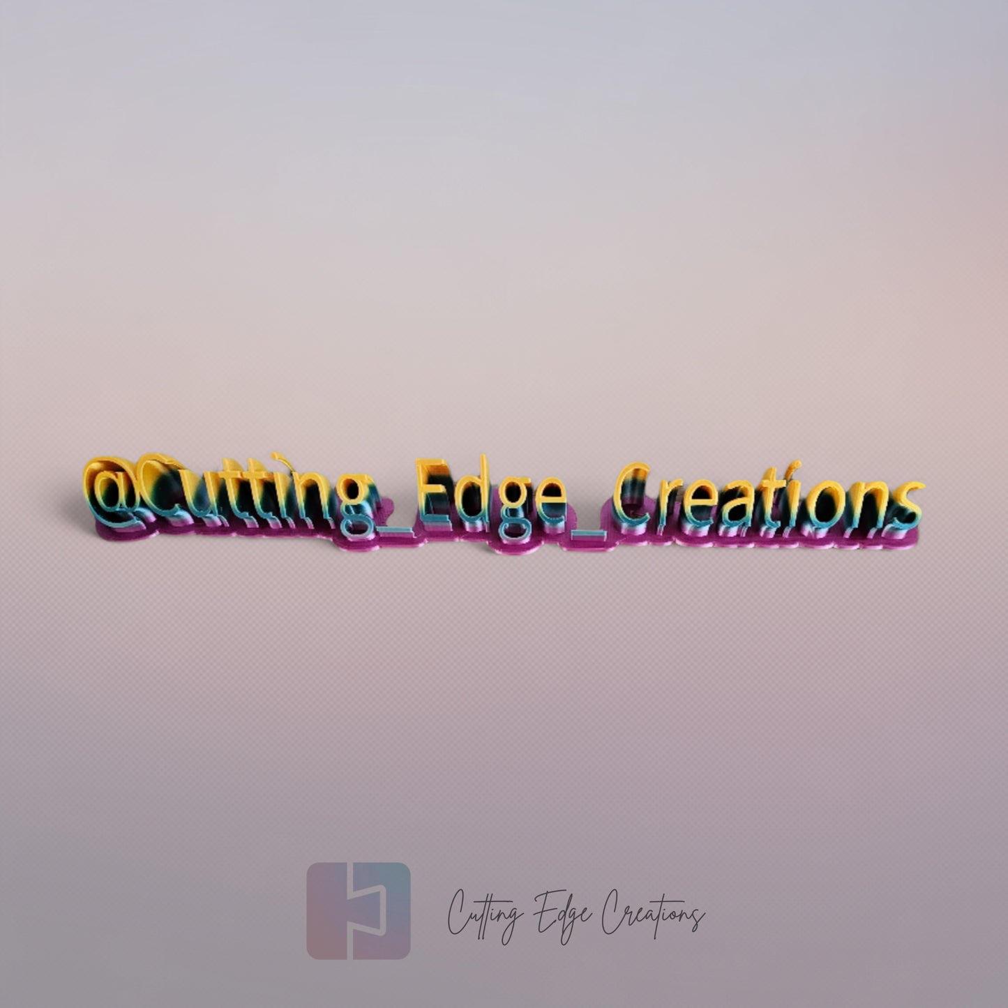 3D Desk Signs
