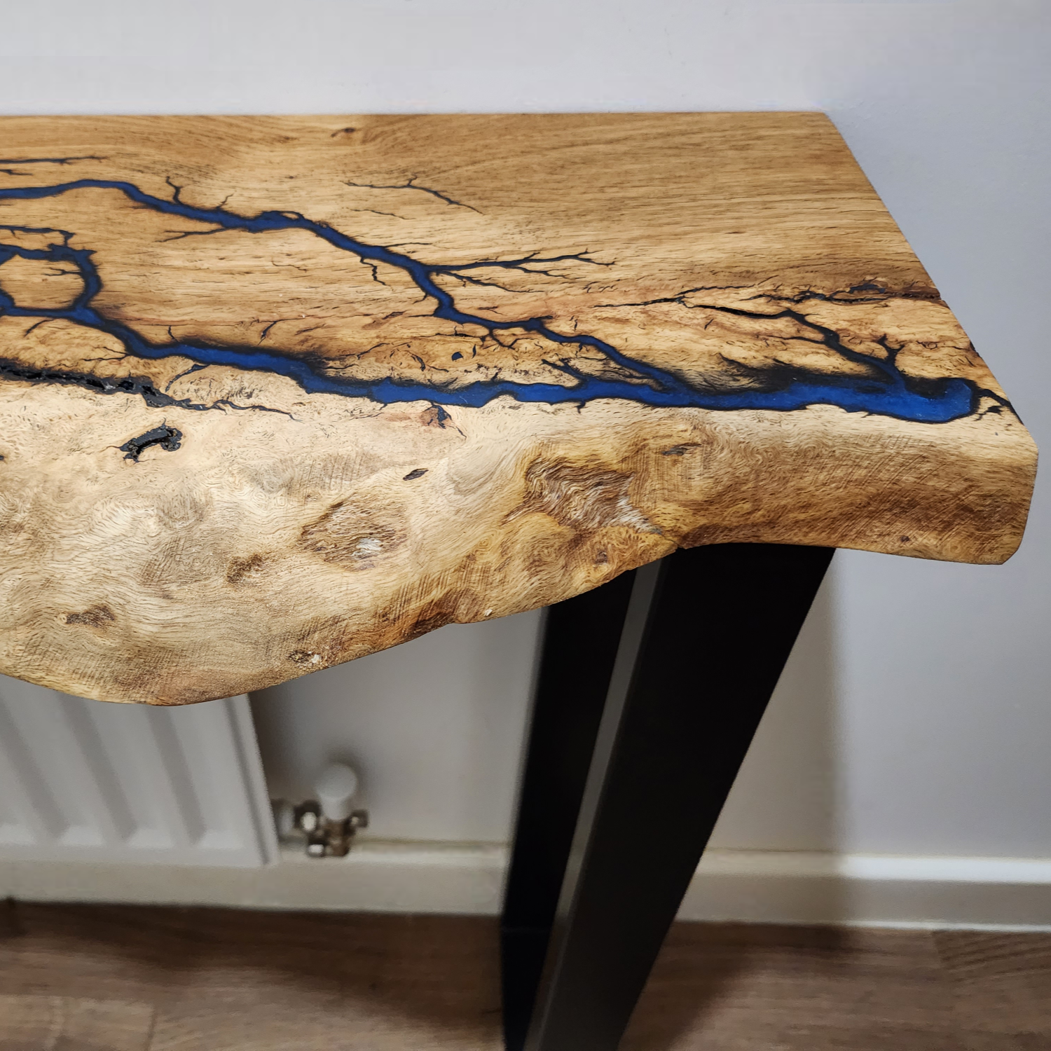 Live edge discount epoxy resin table