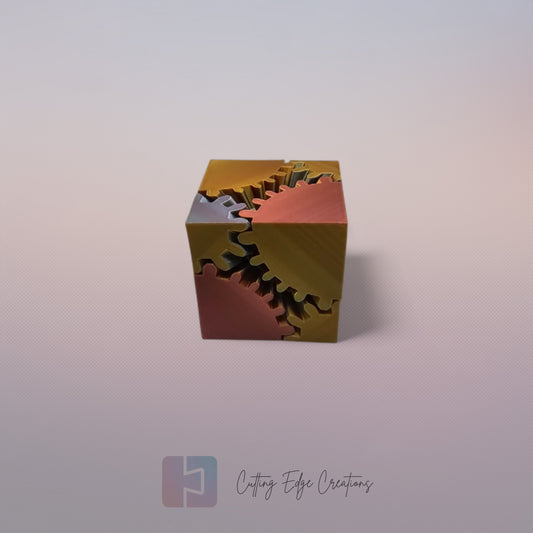 Gear Cube Fidget Toy