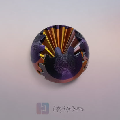 Gear Ball Fidget Toy – 3D Printed, Interlocking Stress Relief Puzzle