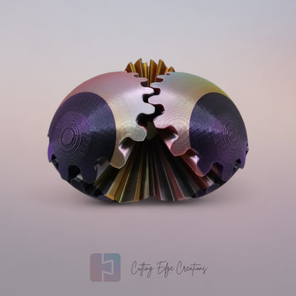 Gear Ball Fidget Toy – 3D Printed, Interlocking Stress Relief Puzzle