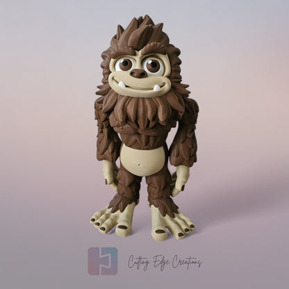 Bigfoot – Articulated Forest Legend - 42cm Freestanding Figure - 3D Printed Collectable