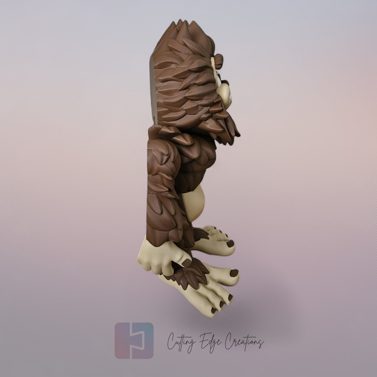 Bigfoot – Articulated Forest Legend - 42cm Freestanding Figure - 3D Printed Collectable
