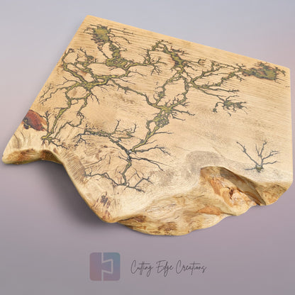 Oak Lichtenberg and Resin Chef Board