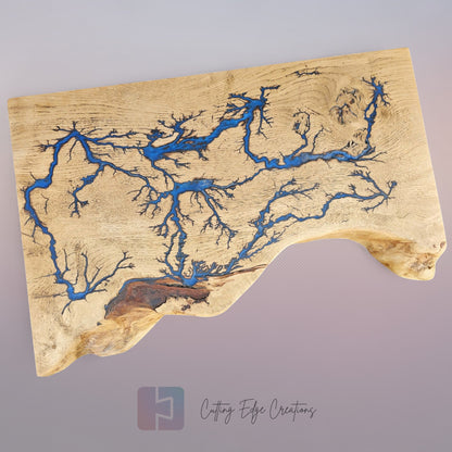 Oak Lichtenberg and Resin Chef Board