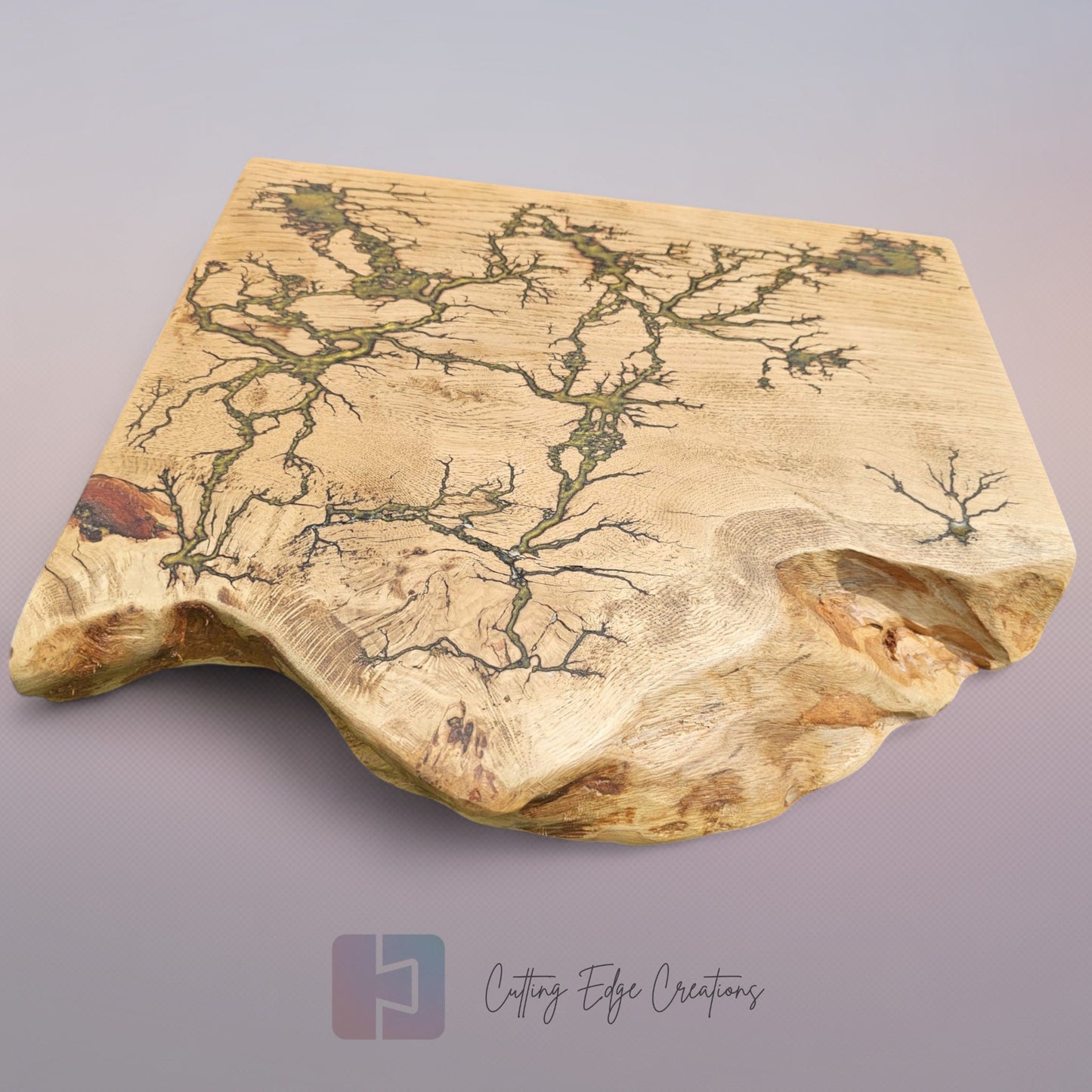 Oak Lichtenberg and Resin Chef Board