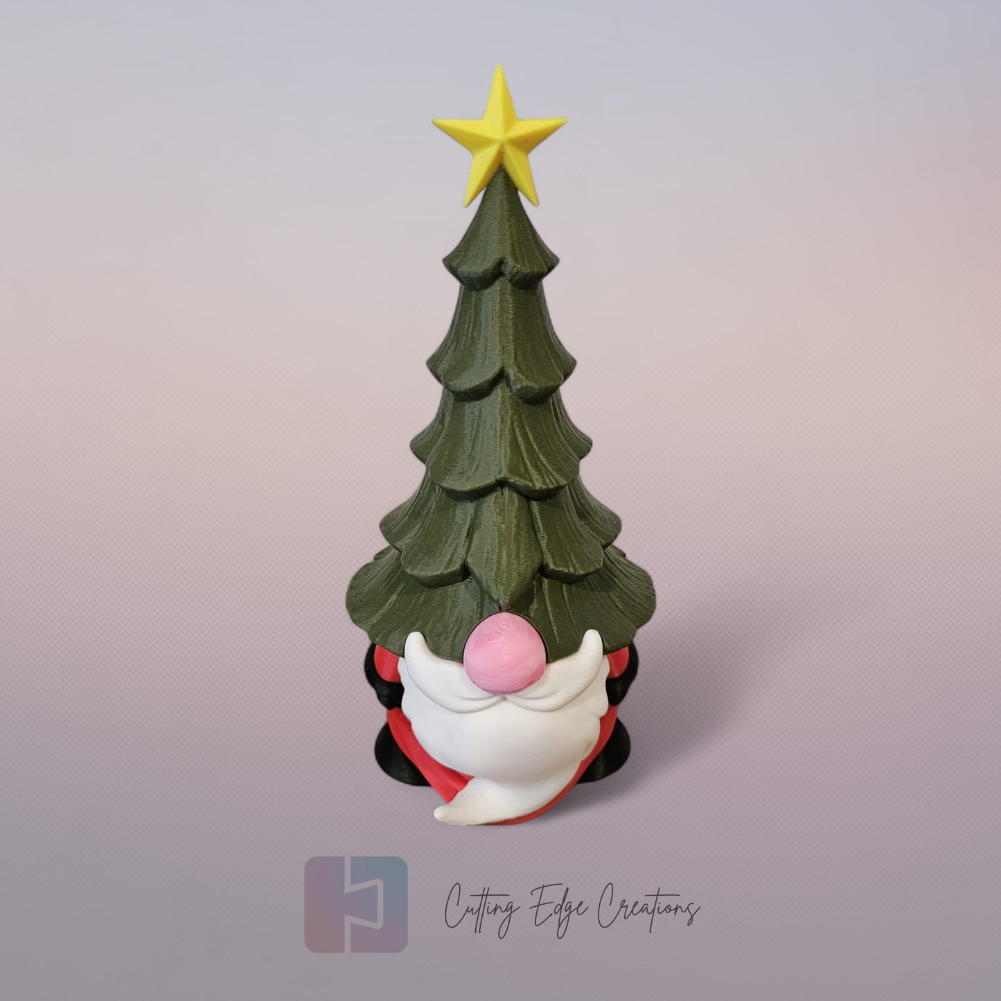 Spruce Almighty – 3D Printed Christmas Gonk Decoration (18cm)