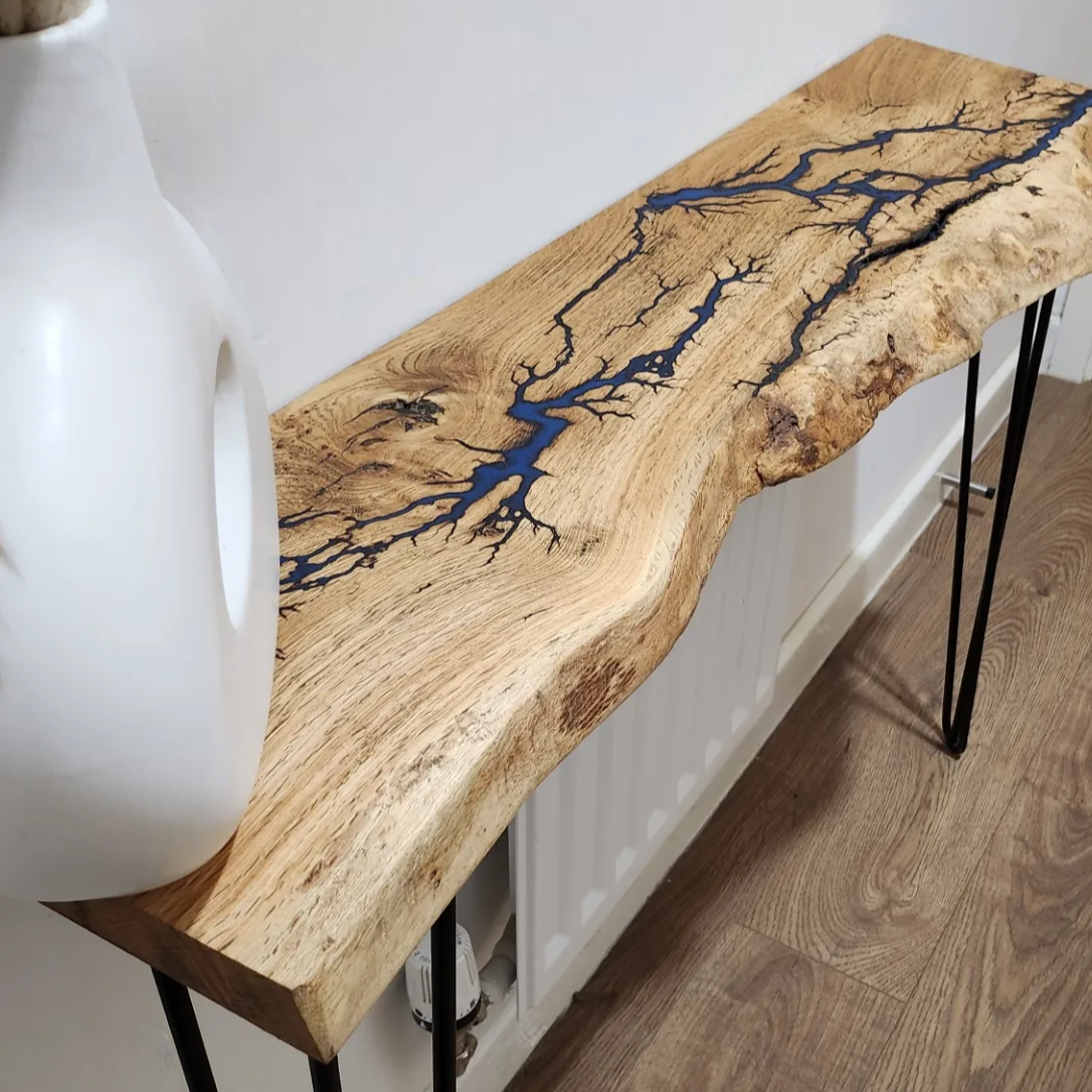 Live edge table resin deals