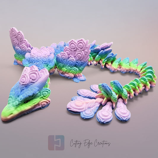 Peacock Dragon – Regal, Radiant, and Ready to Rule
