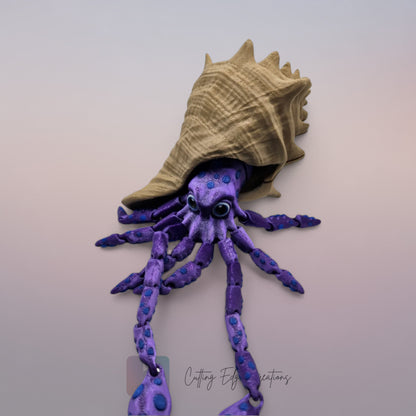 Simon the Squid – Articulated Flexi Fidget Toy