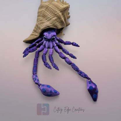 Simon the Squid – Articulated Flexi Fidget Toy