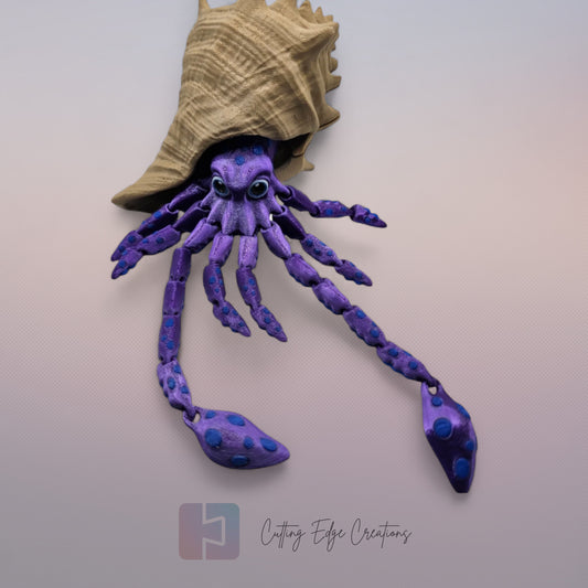 Simon the Squid – Articulated Flexi Fidget Toy