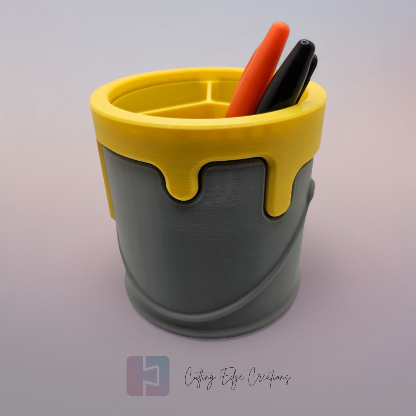 Paint Pot Pen Holder