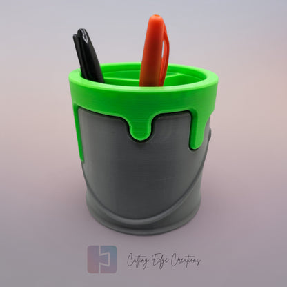 Paint Pot Pen Holder