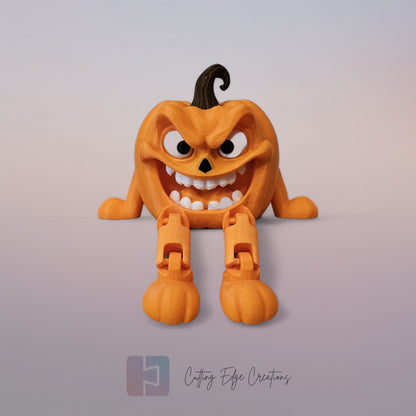 Jack the Menace – 3D Printed Sitting Pumpkin Figure