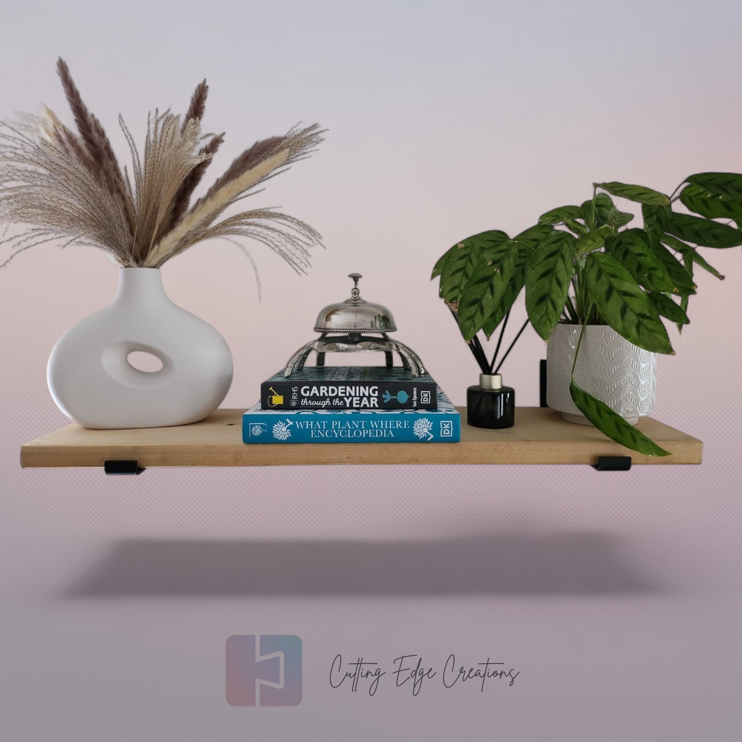 Rustic Scaffold Board Shelf — Handmade from Reclaimed Timber (No Brackets Included)