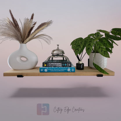 Rustic Scaffold Board Shelf — Handmade from Reclaimed Timber (No Brackets Included)