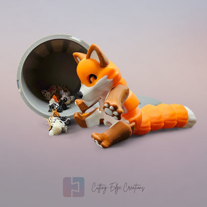 Trash Can Animals – Flexi Fidget Toys in Mini Bins